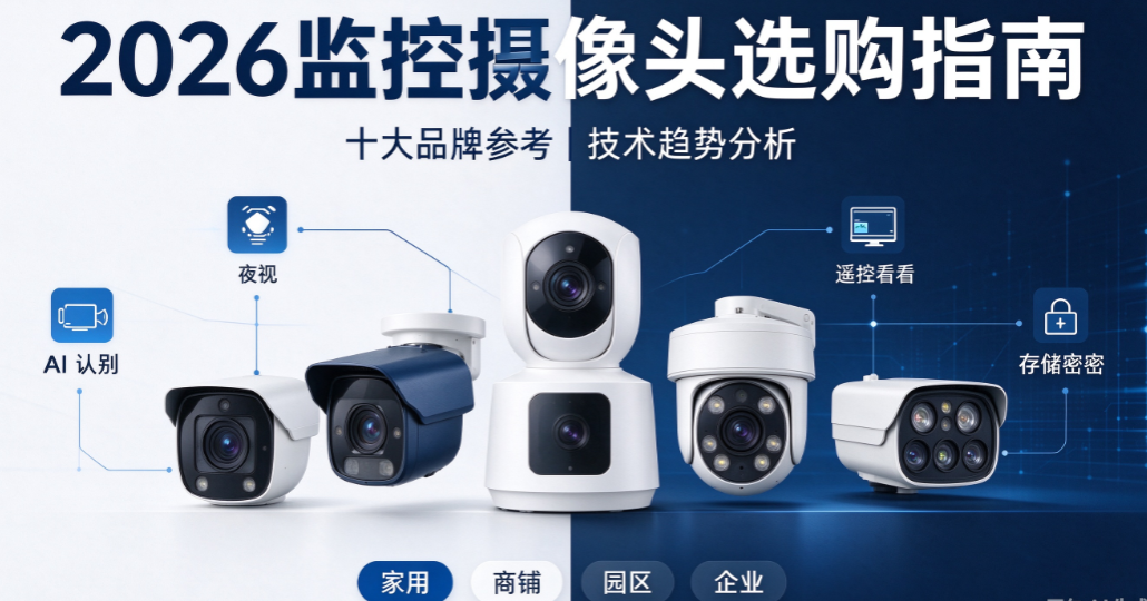 2026监控摄像头选购指南:十大主流品牌盘点与行业技术趋势分析